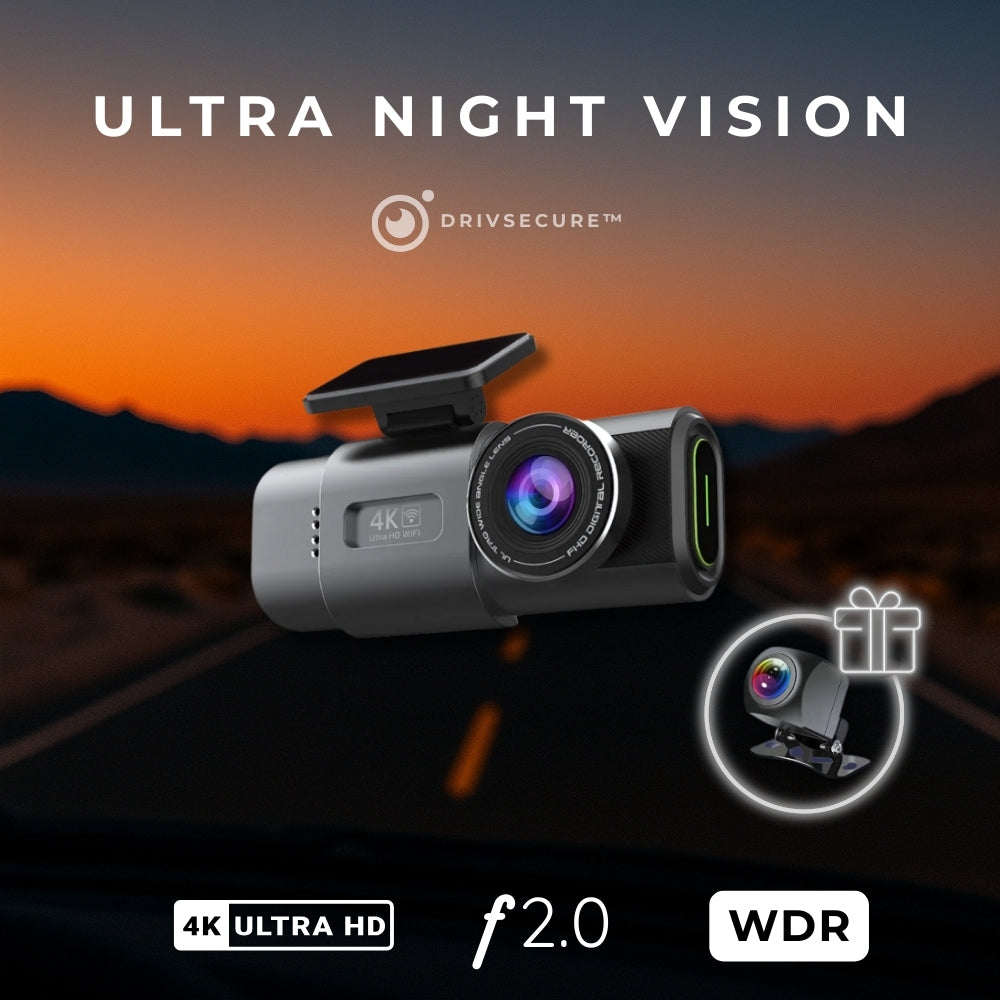 Dashcam Auto – Nachtsicht 4K Ultra HD – DriveSecure™